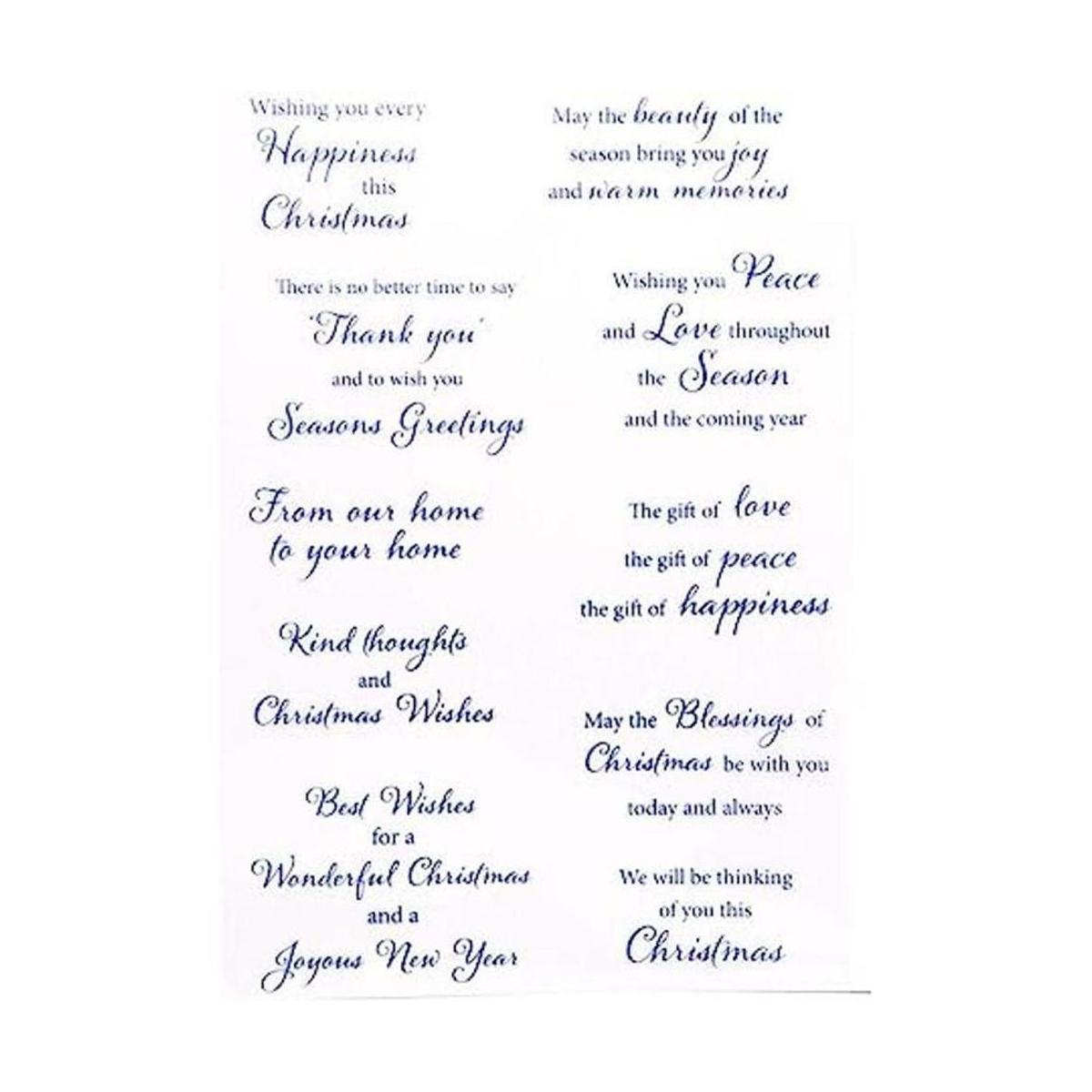 KWELLAM Words Christmas Wishes Thank You Seasons