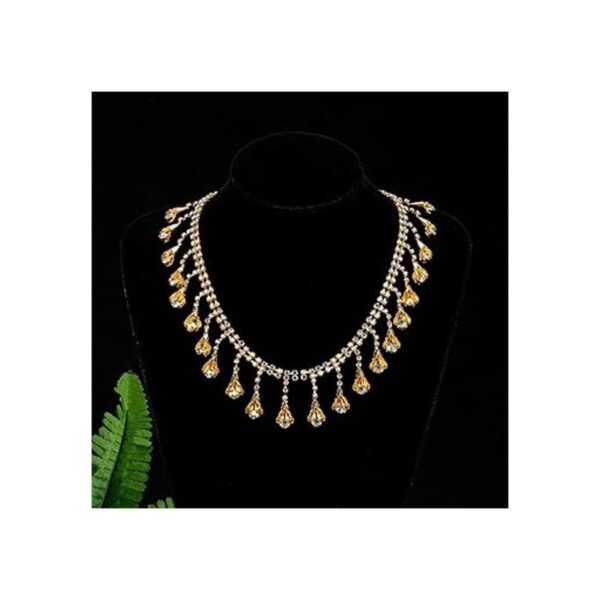 KAOYOO Borla de 1 yarda con diamantes de imitación de_3