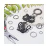 Unicraftale Anillos de acero inoxidable con cierre pero_6