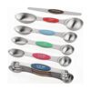 Juego de 9 cucharas medidoras magnéticas apilables de