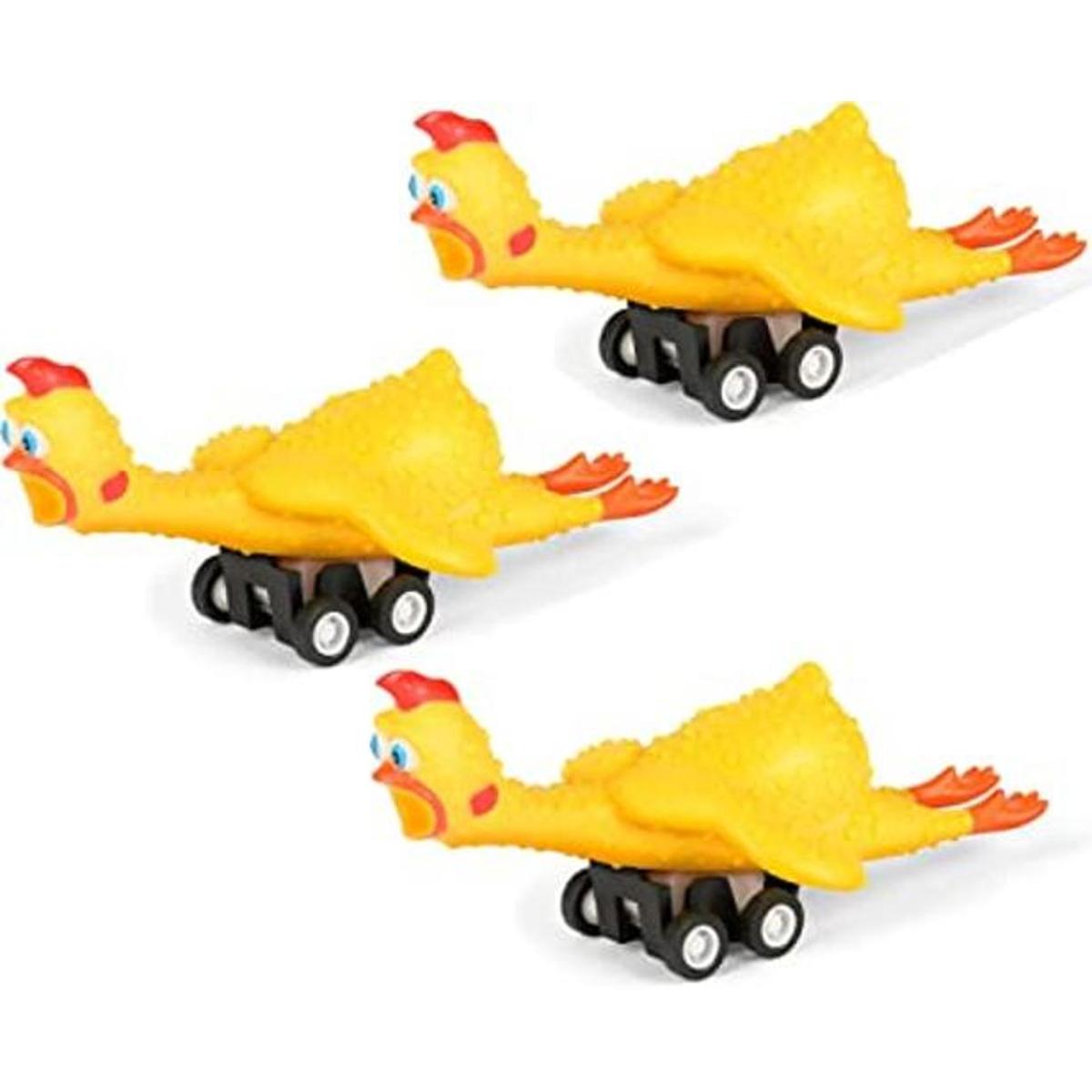 Mcphee Archie Racing Pollos de goma Juego de 3 piezas