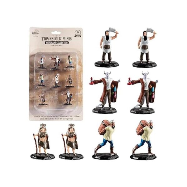 Monster Townsfolk Mini Figuras de fantasía comerciantes_2