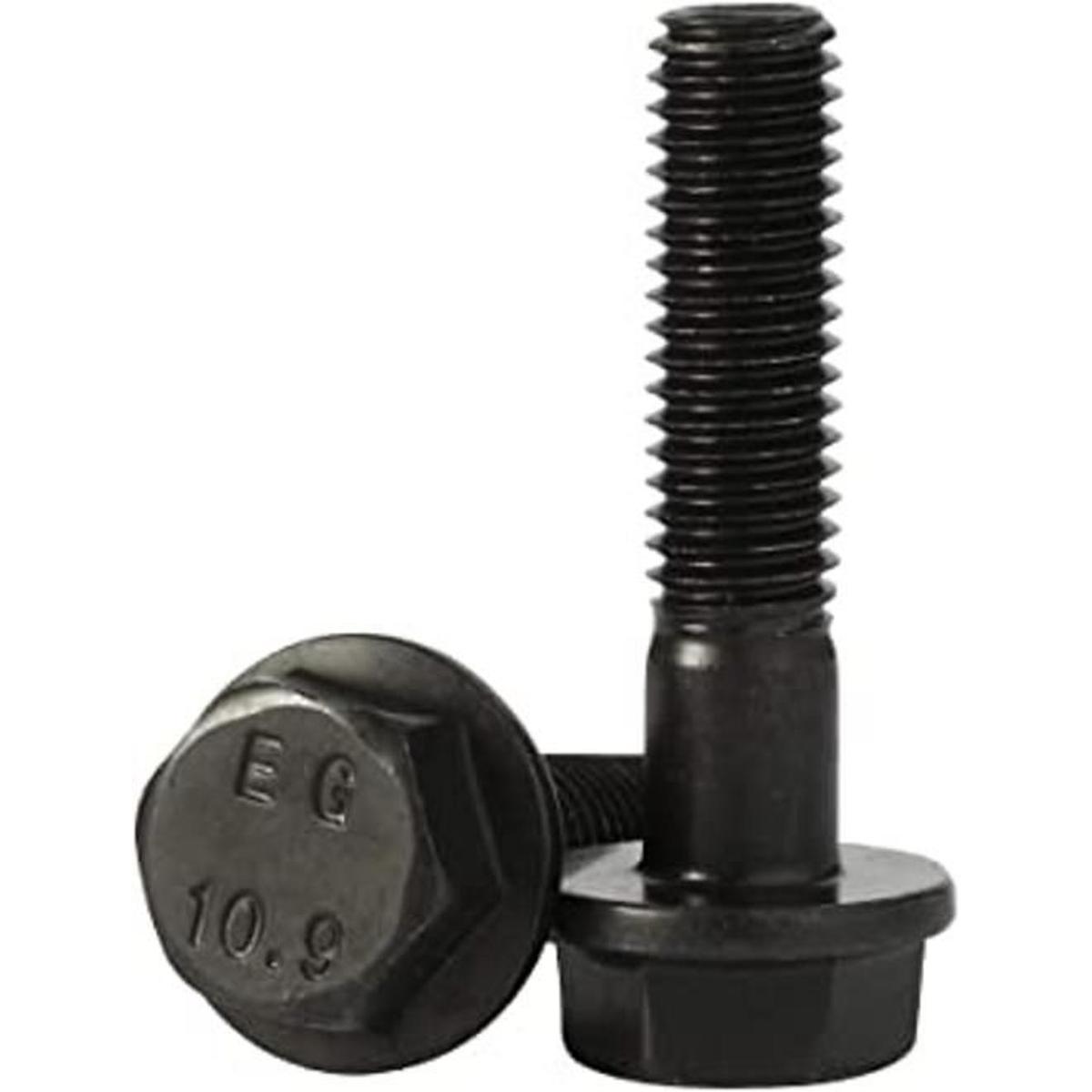Tornillos hexagonales M8 x 1.378 in con brida de cabeza