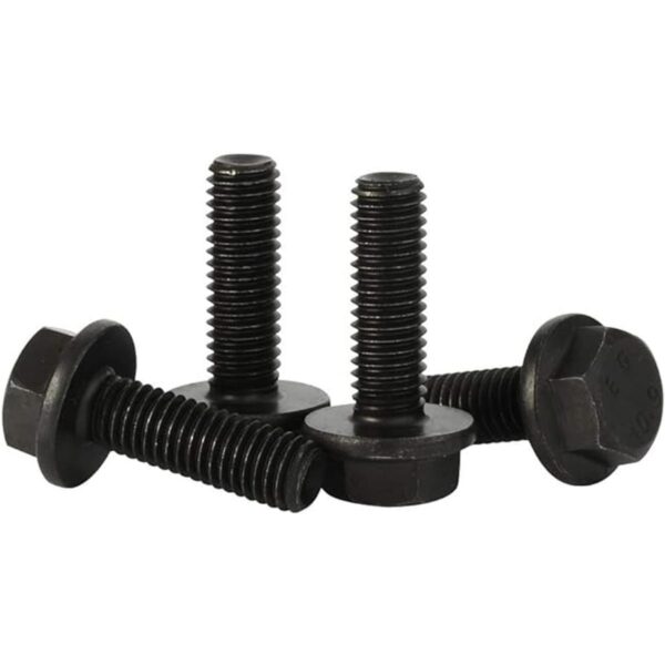 Tornillos hexagonales M8 x 1.378 in con brida de cabeza