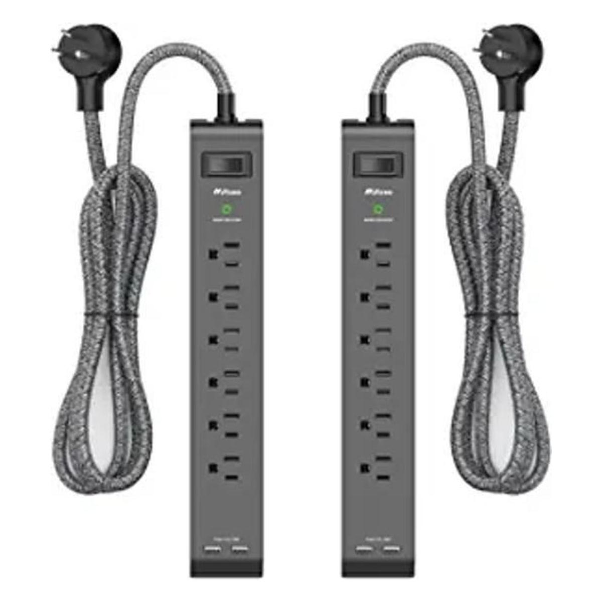 Protector contra sobretensiones de 12 pies de largo con 6