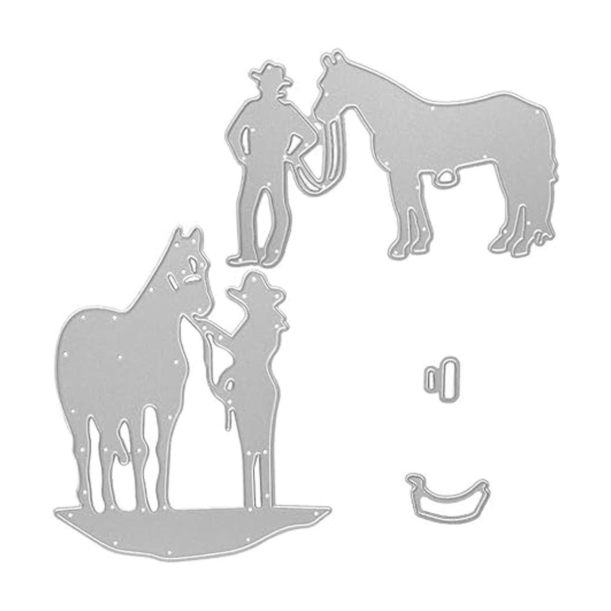 Metal The Lady Led The Horse Troqueles de corte de