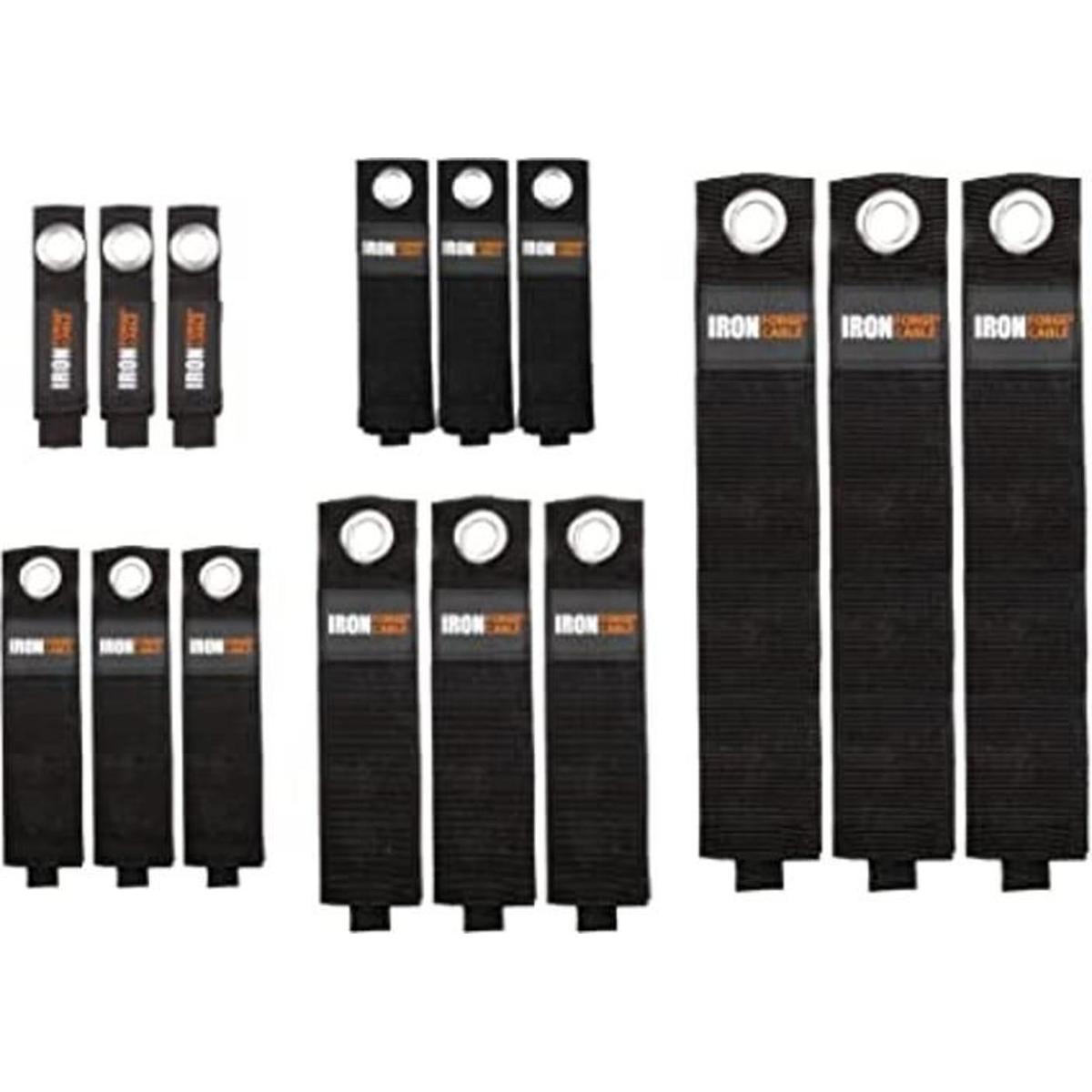 Organizador de cable de extensión paquete de 15 correas