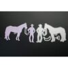 Metal The Lady Led The Horse Troqueles de corte de