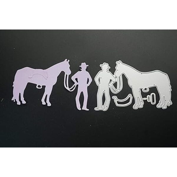 Metal The Lady Led The Horse Troqueles de corte de