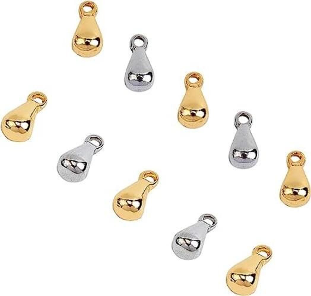 Unicraftale 100 colgantes de cadena de acero inoxidable