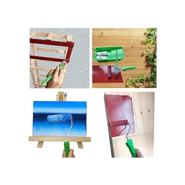 Magimate Pequeños rodillos de pintura y bandeja para