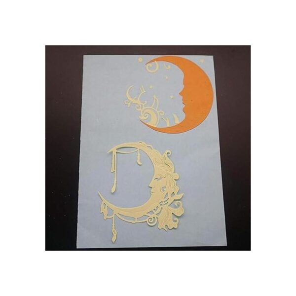 Troqueles de metal decoración de la luna en relieve_6