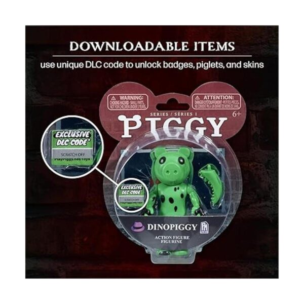 PIGGY Dinopiggy Figura de acción articulada de juguete de_3