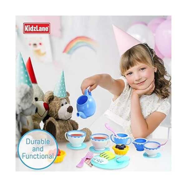 Kidzlane Juego de té para niñas pequeñas juego de fiesta_2