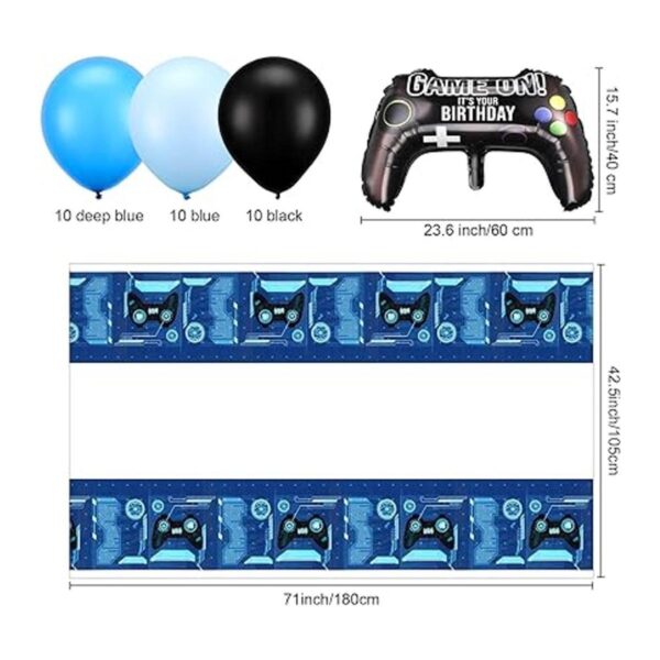 Juego de 34 piezas de suministros de fiesta de videojuegos_3