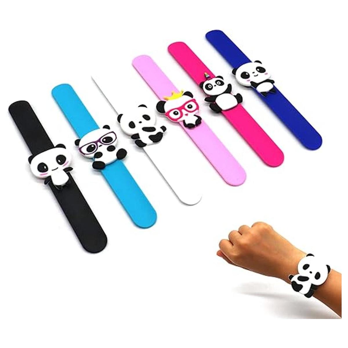 Pulseras de panda para regalos de fiesta de niños