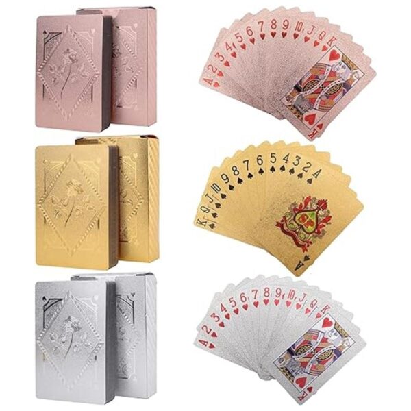 Jucoan 6 mazos de cartas de juego tarjetas de póquer de_2