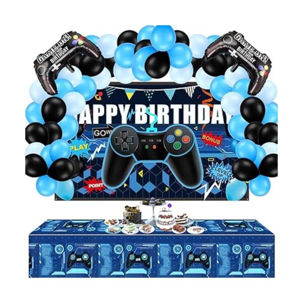 Juego de 34 piezas de suministros de fiesta de videojuegos_1