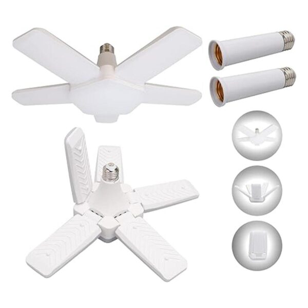 TUODAW Paquete de 2 luces LED deformables de 80 W con 5_1