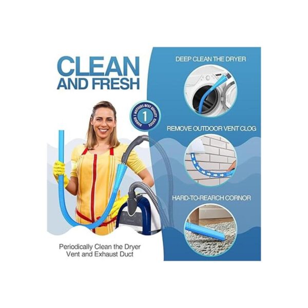 Kit de limpiador de ventilación de secadora accesorio de