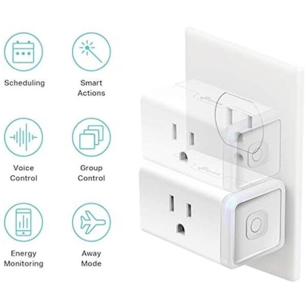 Kasa Smart Enchufe mini con monitoreo de energía toma