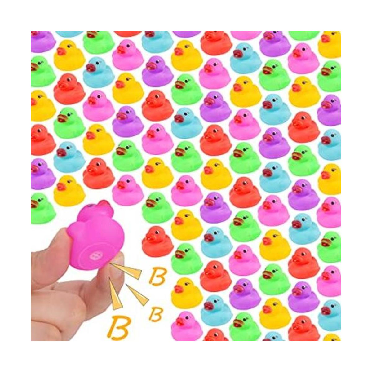 Juego de 90 mini patos de baño mini juguete de baño de