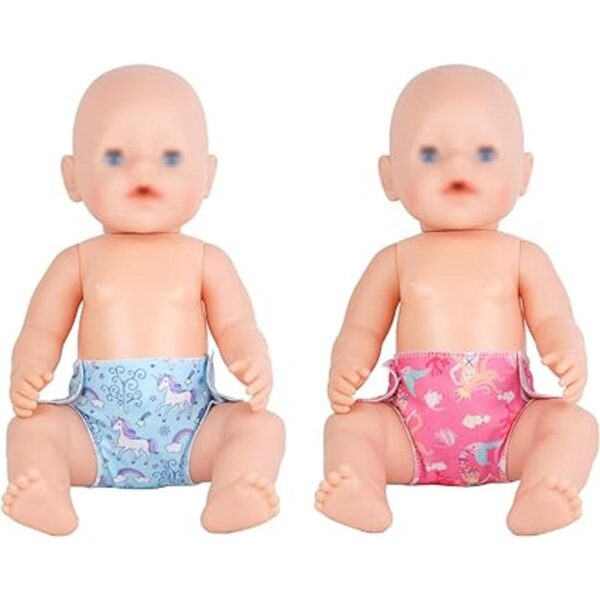 SOTOGO 10 piezas de pañales para muñeca ropa interior_6