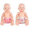 SOTOGO 10 piezas de pañales para muñeca ropa interior_4
