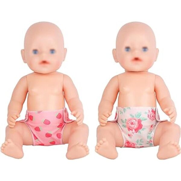 SOTOGO 10 piezas de pañales para muñeca ropa interior_4