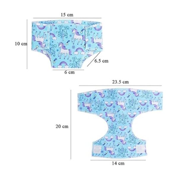 SOTOGO 10 piezas de pañales para muñeca ropa interior_2