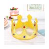 NUOBESTY Corona de rey dorado delicado sombrero de corona_5