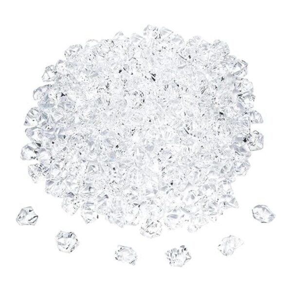 Jucoan 1000 cubitos de hielo falsos 3.3 lbs de 1 pulgada