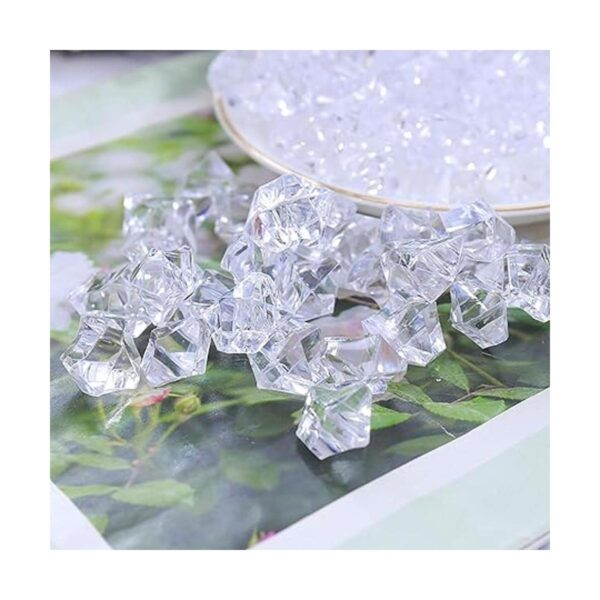 Jucoan 1000 cubitos de hielo falsos 3.3 lbs de 1 pulgada