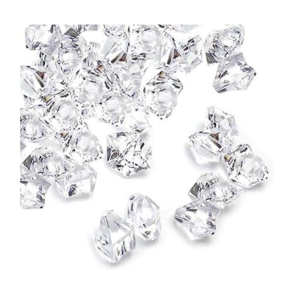 Jucoan 1000 cubitos de hielo falsos 3.3 lbs de 1 pulgada
