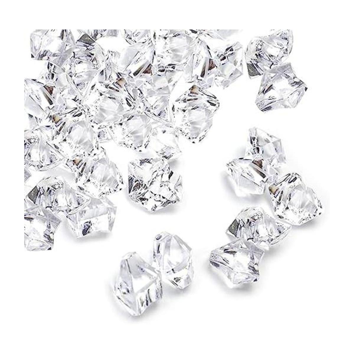 Jucoan 1000 cubitos de hielo falsos 3.3 lbs de 1 pulgada