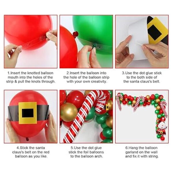 Kit de decoración de arco de guirnalda de globos de_4