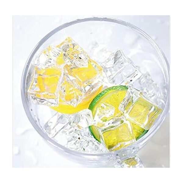 Jucoan 1000 cubitos de hielo falsos 3.3 lbs de 1 pulgada