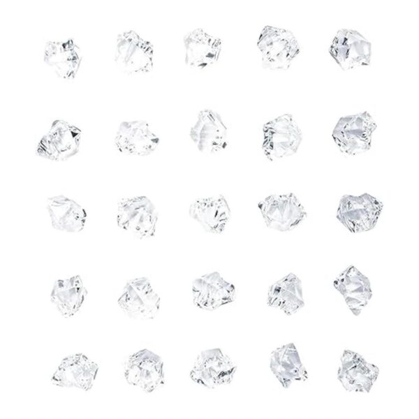 Jucoan 1000 cubitos de hielo falsos 3.3 lbs de 1 pulgada