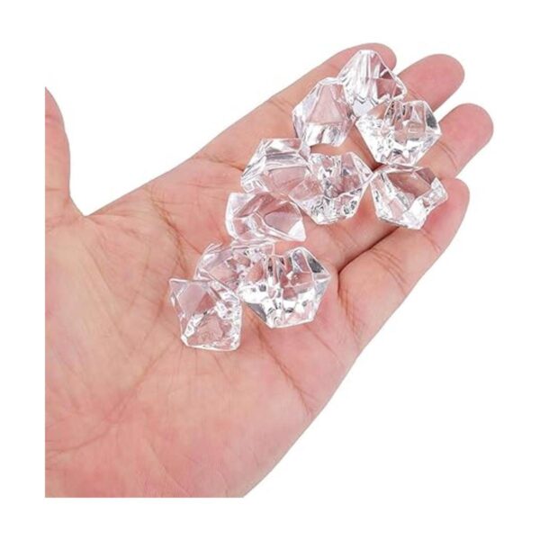 Jucoan 1000 cubitos de hielo falsos 3.3 lbs de 1 pulgada