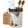Juego de accesorios de baño Mason Jar 4 piezas