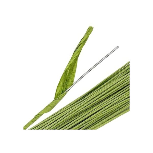 KEILEOHO 200 piezas de alambre de tallo floral calibre