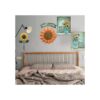 TISOSO Enjoy The Little Things Vintage Metal Sign Poppies