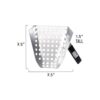 Palomitas Speed Scoop Perforado de acero inoxidable de_5