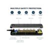 Protector contra sobretensiones USBC y 10 salidas de CA 3_4