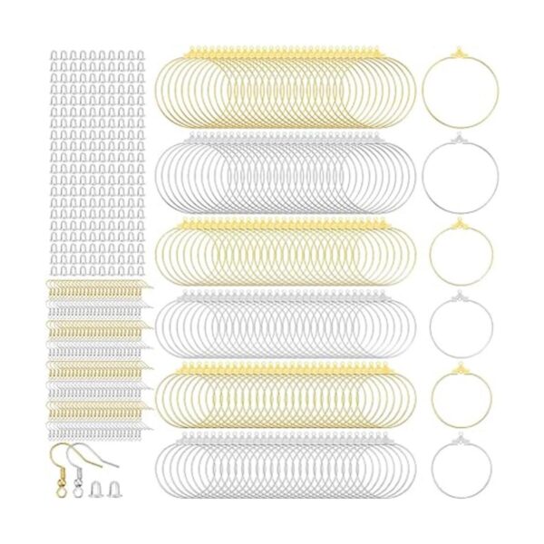Kit de fabricación de aretes de 580 piezas incluye 180