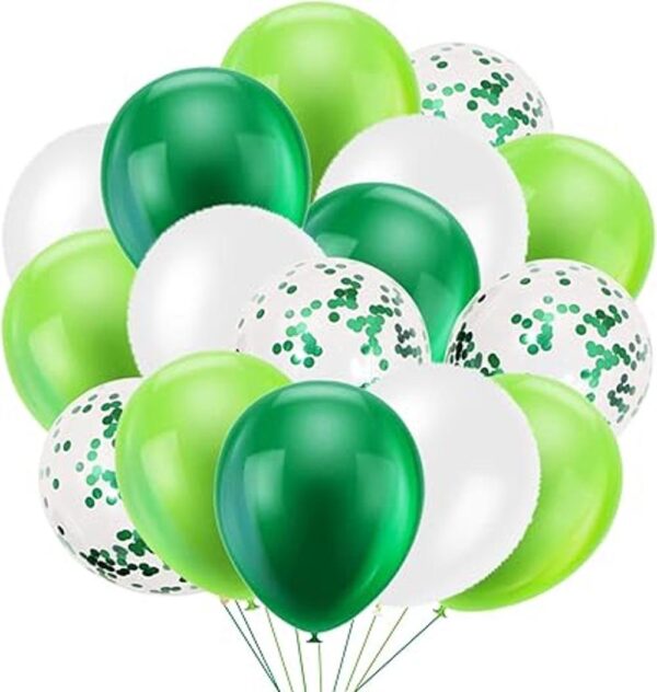 Juego de globos de confeti para decoración del día de San