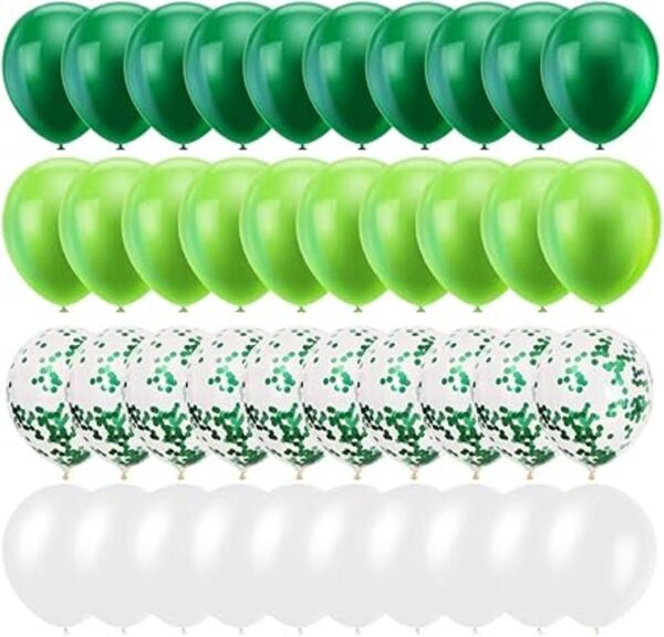 Juego de globos de confeti para decoración del día de San