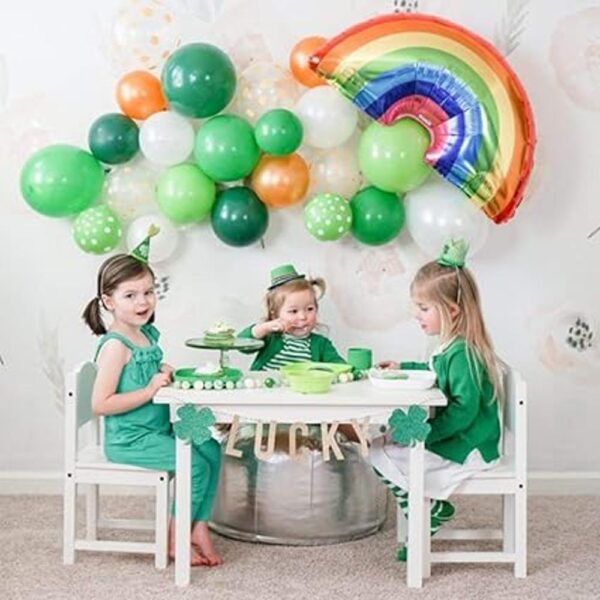 Juego de globos de confeti para decoración del día de San
