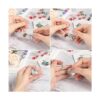 Kit de fabricación de aretes de 580 piezas incluye 180