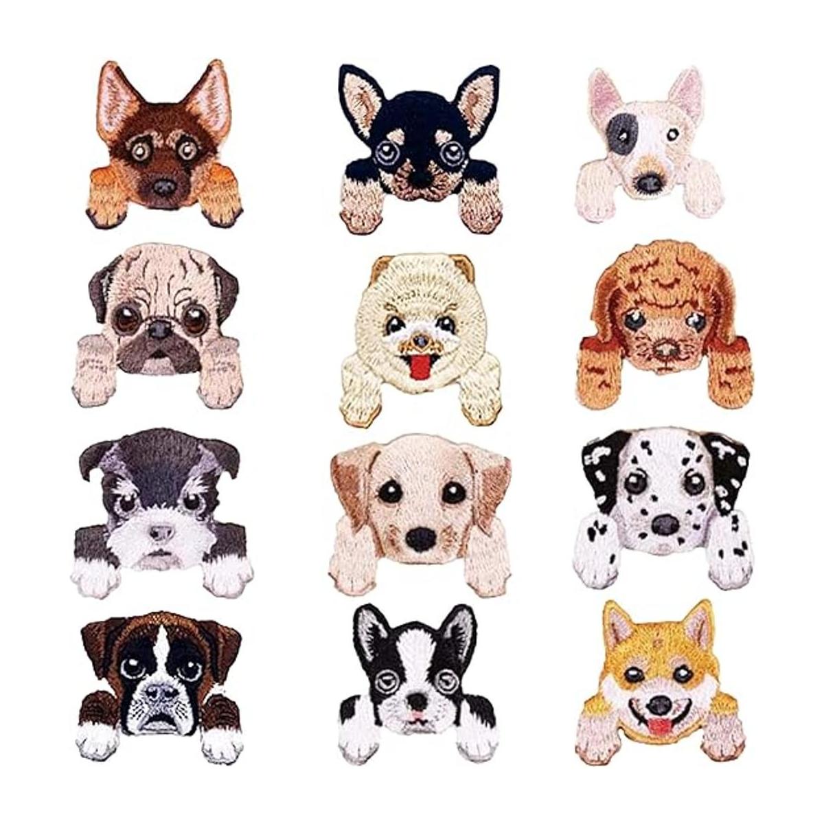 Lindos parches para perros para ropa varios parches